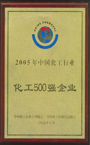 2005年中国化工500强企业